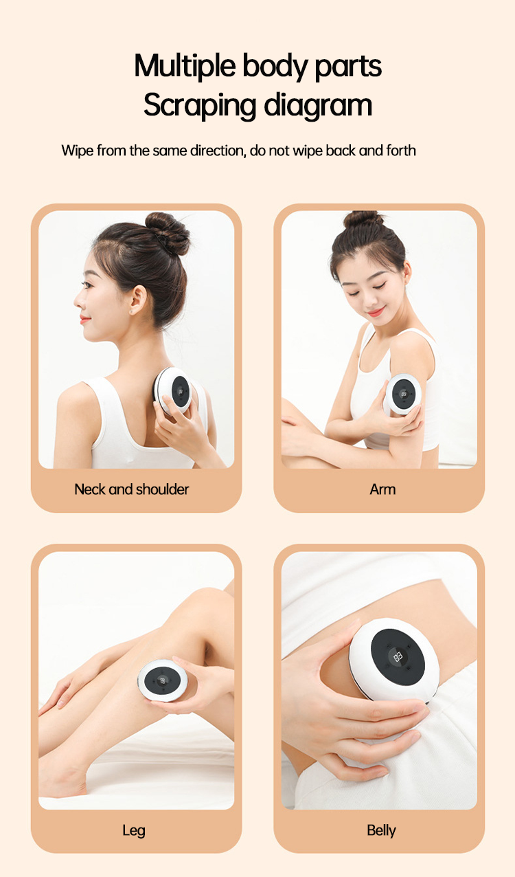 Electric Wireless Intelligent Scraping Cupping Massager