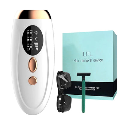 2-in-1 Laser Hair Removal Epilator for Face & Body