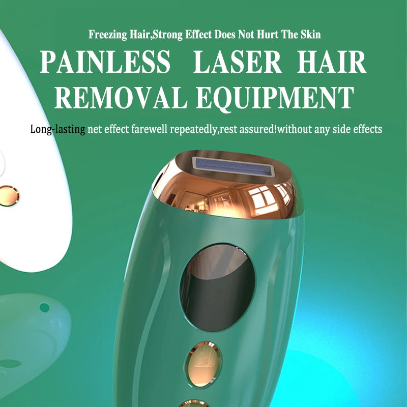 2-in-1 Laser Hair Removal Epilator for Face & Body