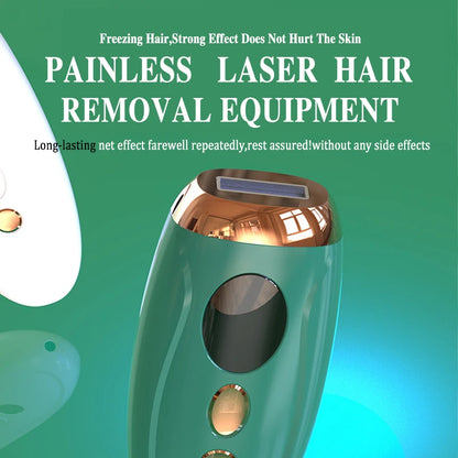 2-in-1 Laser Hair Removal Epilator for Face & Body